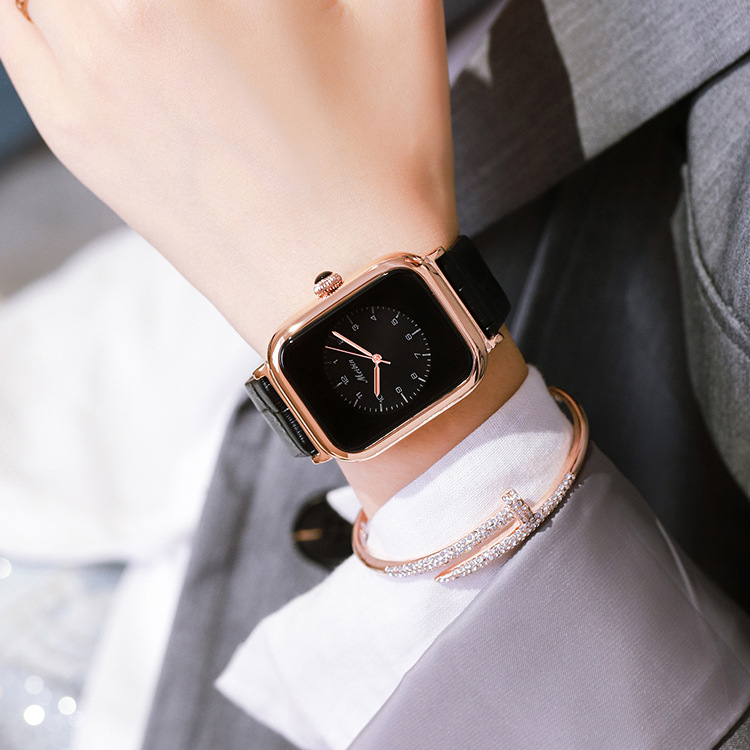 Meibin Meibin Brand Women&#039;s Watch New Fashion Square Trend Leather Belt Quartz Waterproof Watch 1535