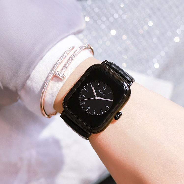 Meibin Meibin Brand Women&#039;s Watch New Fashion Square Trend Leather Belt Quartz Waterproof Watch 1535