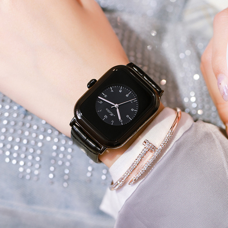 Meibin Meibin Brand Women&#039;s Watch New Fashion Square Trend Leather Belt Quartz Waterproof Watch 1535