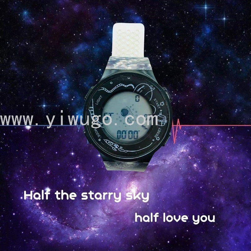 Trending Creative Spaceman Electronic Sports Watch New Personalized Waterproof Watch