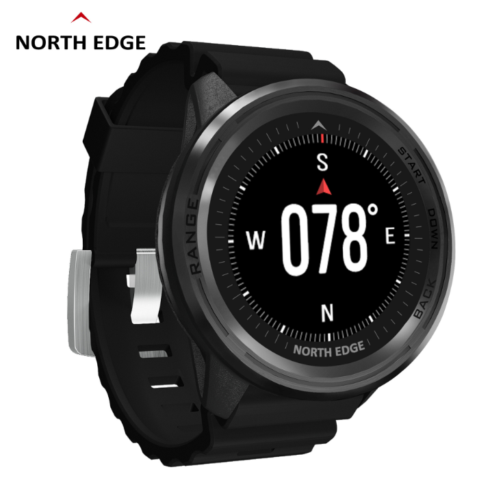 Outdoor Smart Sports GPS Waterproof Watch Height Air Pressure Compass Thermometer Heart Rate Multifunction Diving Watch