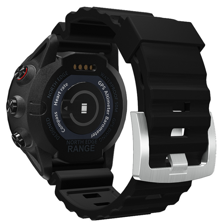 Outdoor Smart Sports GPS Waterproof Watch Height Air Pressure Compass Thermometer Heart Rate Multifunction Diving Watch