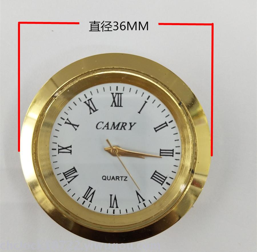 Factory Direct Sales 36MM Alloy Watch Head Accessories Crystal Crafts Surface Accessories
