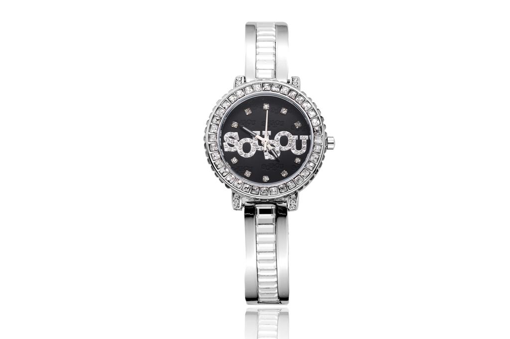 Royal shield 2018 hot style fashionable quartz alloy watch insert diamond watch sousou fashion watch