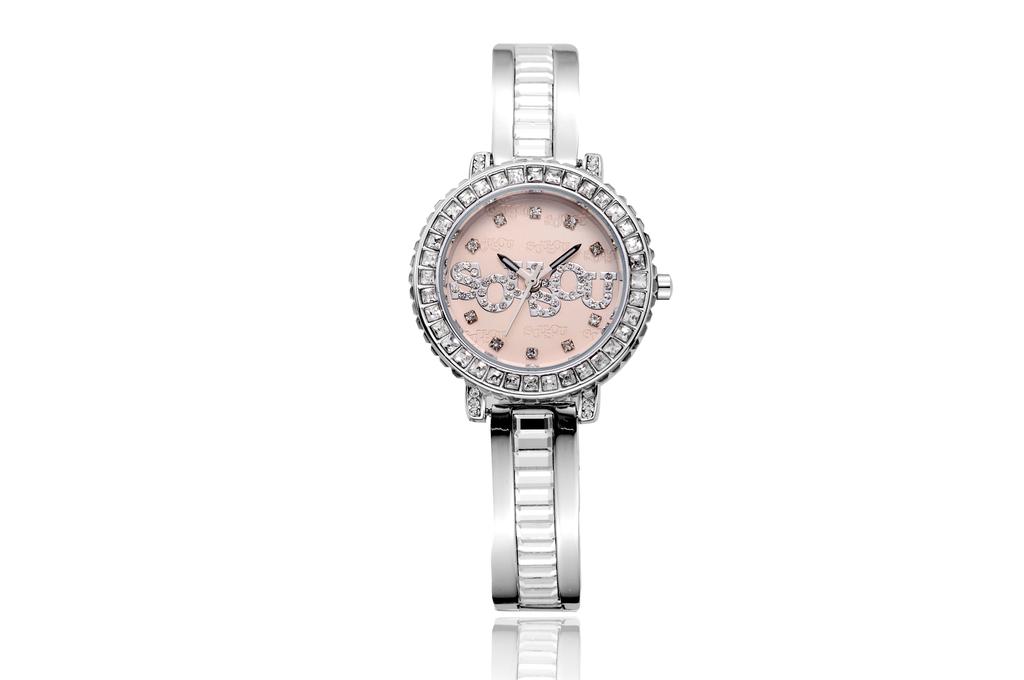 Royal shield 2018 hot style fashionable quartz alloy watch insert diamond watch sousou fashion watch