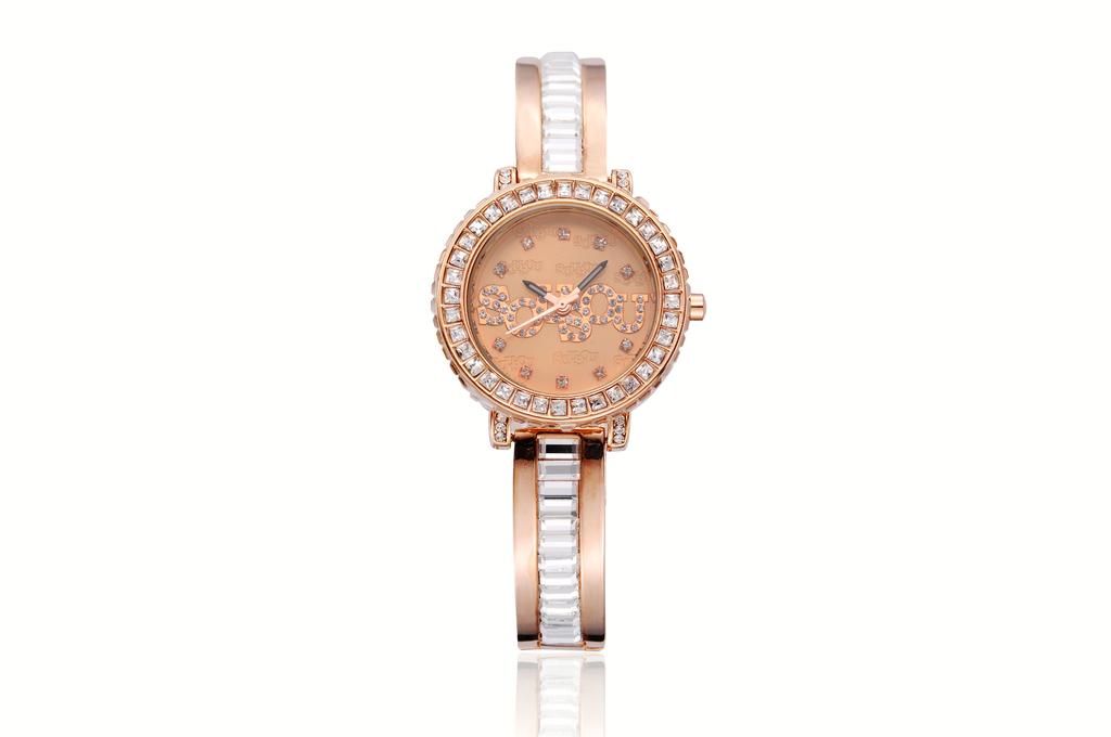 Royal shield 2018 hot style fashionable quartz alloy watch insert diamond watch sousou fashion watch