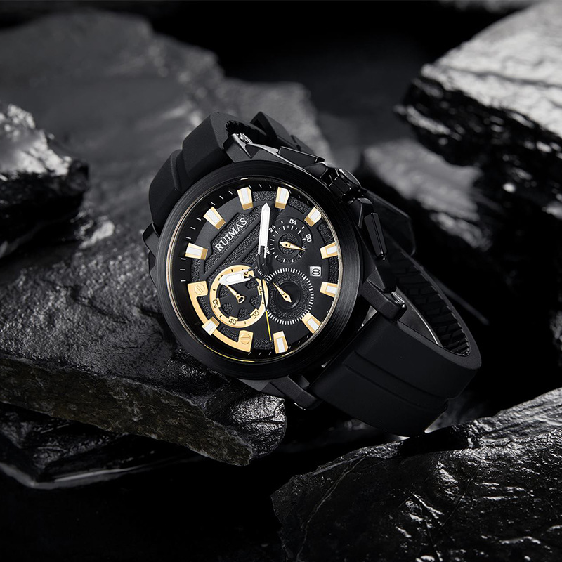 AliExpress New Rimashi Ruimas Men&#039;s Casual Watch Multi-Function Luminous Quartz Watch Alloy Watch 580