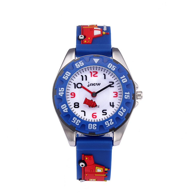 Children&#039;s Cartoon Watch Waterproof Quartz Silicone Watch Primary School Girls Boys Children&#039;s Watch 3D Silicone Strap
