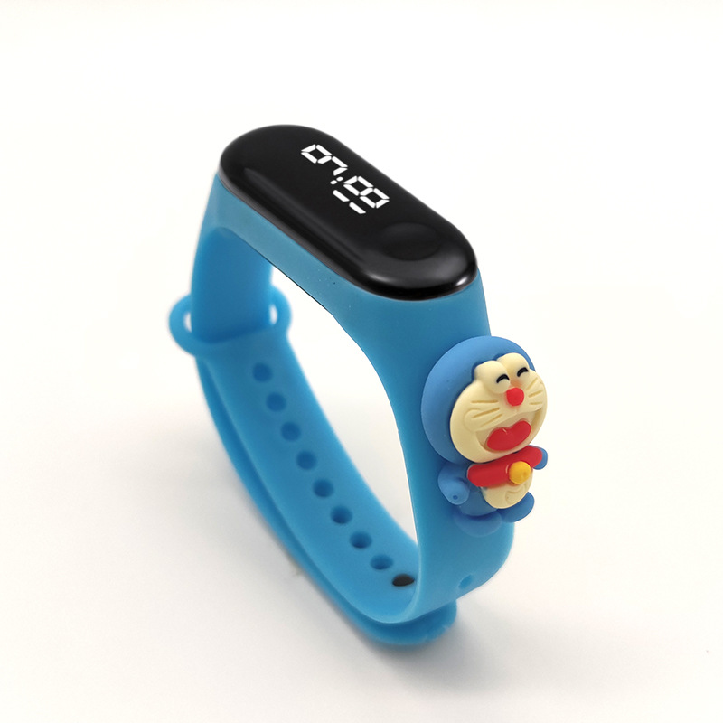 Factory in Stock Cartoon Doll Bracelet Watch Waterproof M 3 White Light LED Electronic Watch Primary School Student Cartoon Watch