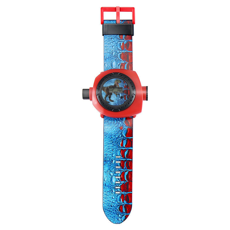 Children&#039;s Cartoon Electronic Watch 3D Dinosaur 24 Figure Projection Cartoon Watch