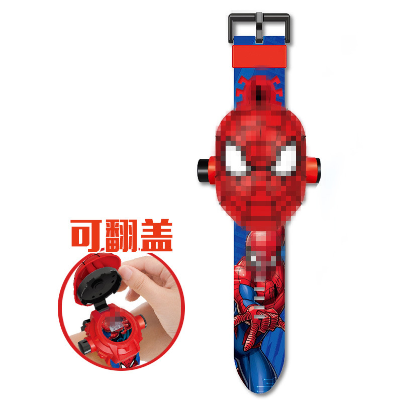 Children&#039;s Cartoon Watch Douyin Toy Piggy Girl Transformation Treasure Kindergarten Gift 3D Projection Electronic Watch