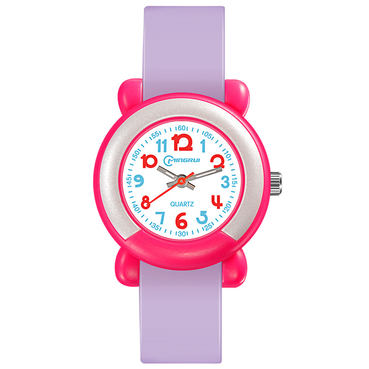 Children&#039;s Watch Girls&#039; Waterproof Primary School Student Quartz Watch Cute Cartoon Watch Fashion Girls Jelly Electronic Watch