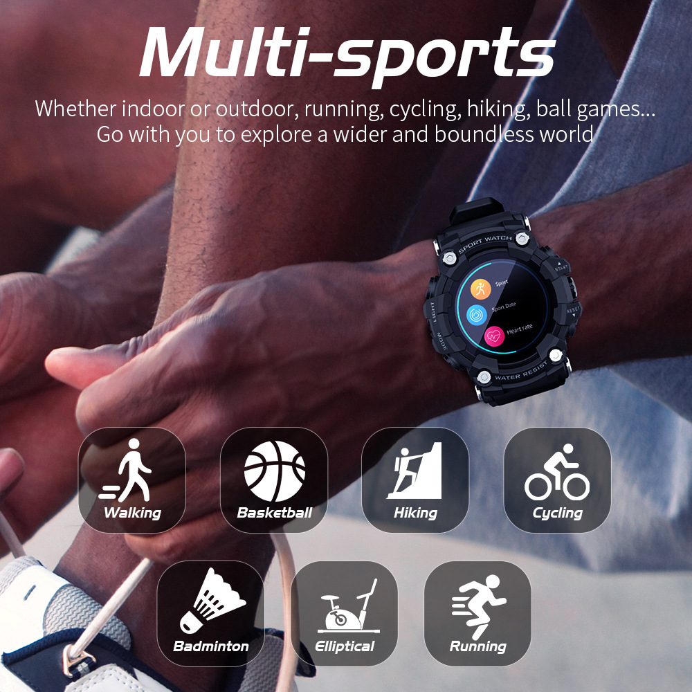 Lokmat Attack Bluetooth Smart Watch Outdoor Sports Watch Step Counting Bluetooth Watch Smart Watch