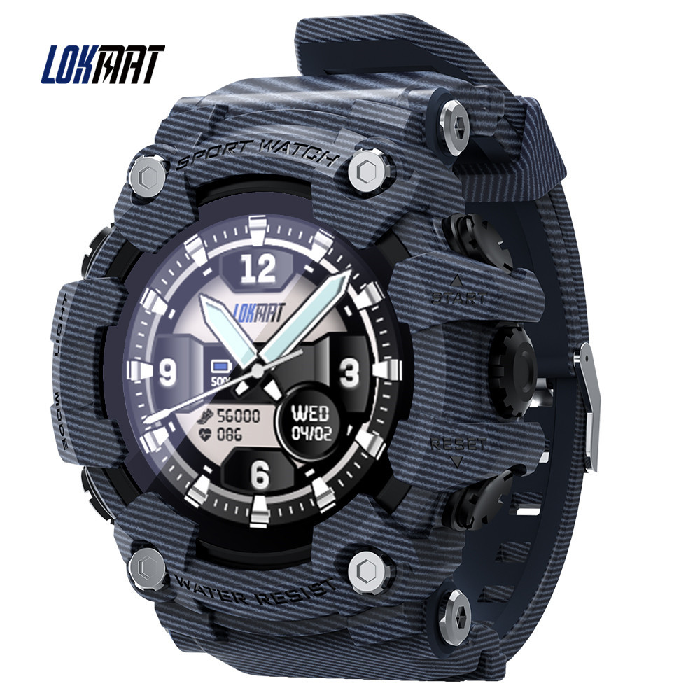 Lokmat Attack Bluetooth Smart Watch Outdoor Sports Watch Step Counting Bluetooth Watch Smart Watch