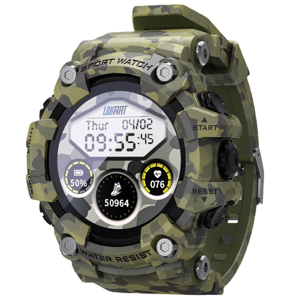 Lokmat Attack Bluetooth Smart Watch Outdoor Sports Watch Step Counting Bluetooth Watch Smart Watch