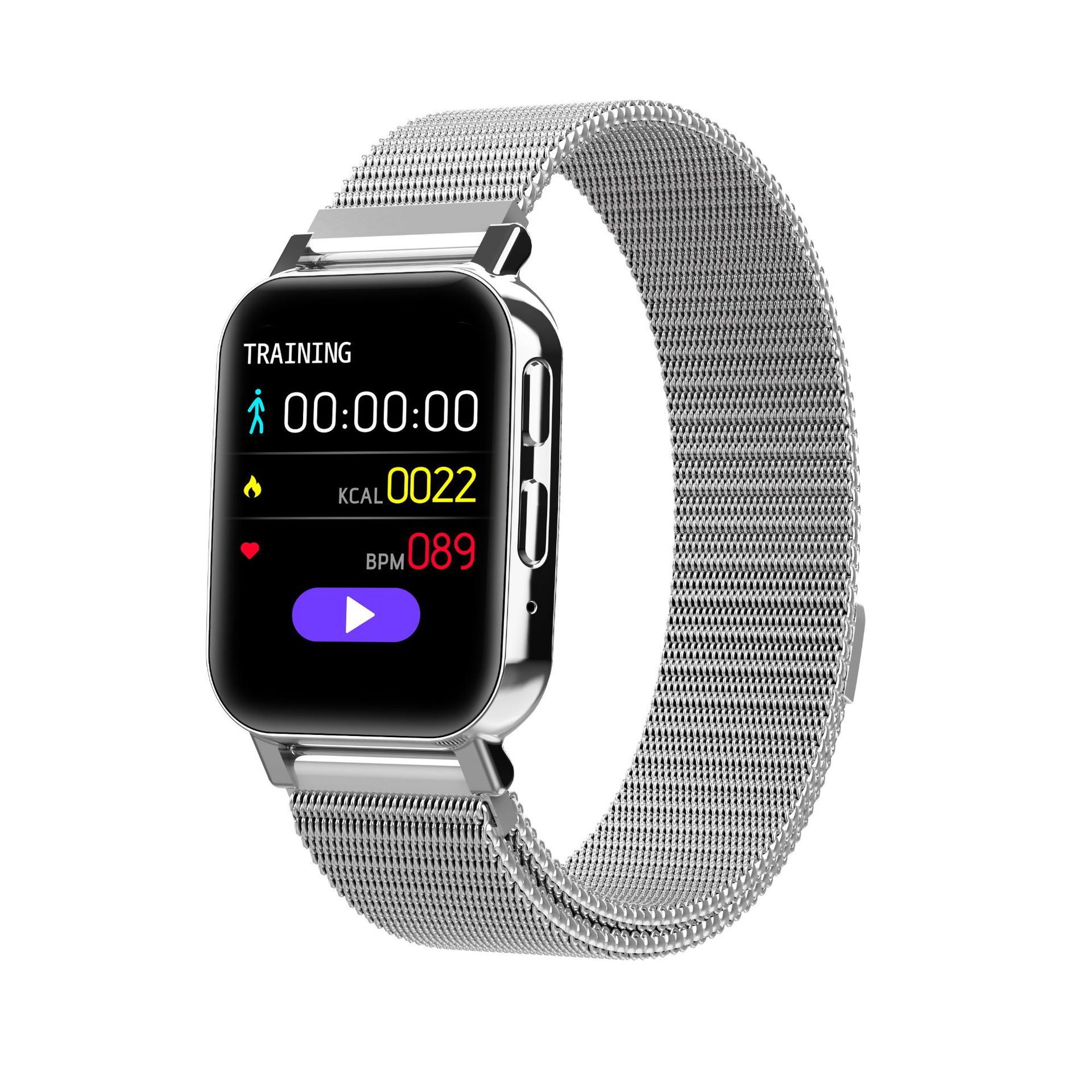 Cross-Border New Arrival Large Screen Smart Bracelet Can Measure Heart Rate Blood Pressure Health Bluetooth Watch