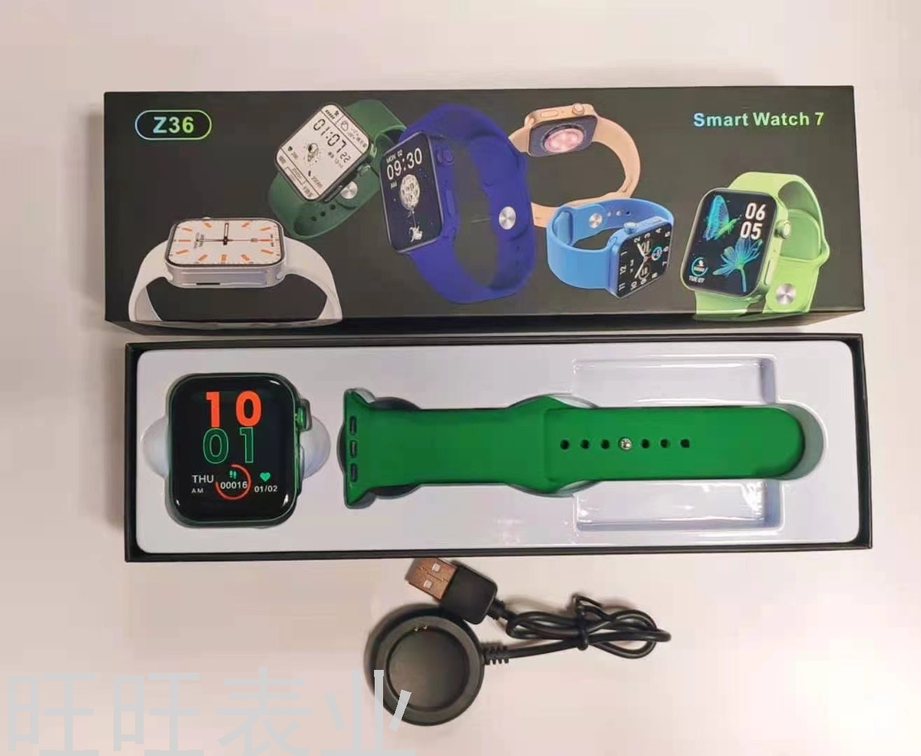 Z36 Smart Watch Watch7 Generation 1.7-Inch Wireless Charger Call Double Button Rotating Button Watch 7