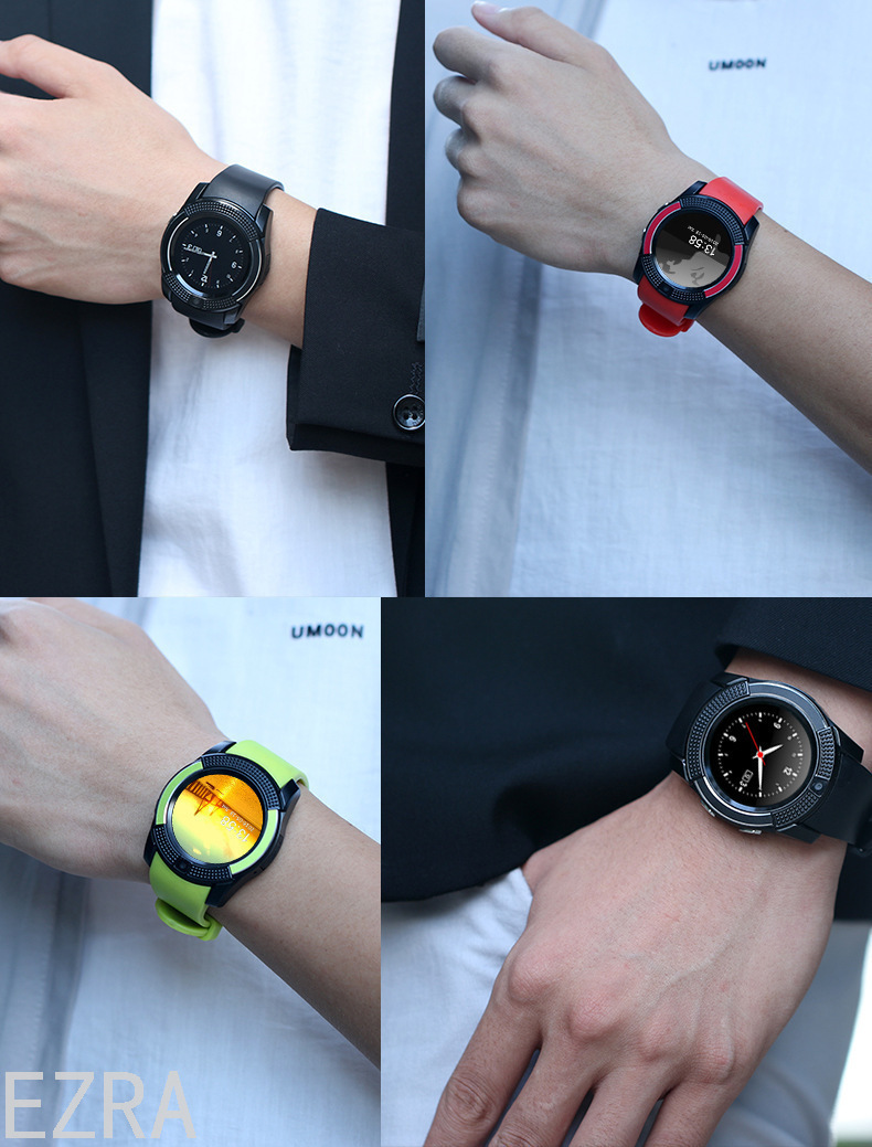 Aidu Smart Watch Business Watch Full round Screen Phone Card-Inserting Watch Support Sports Card-Inserting Smart Monitoring