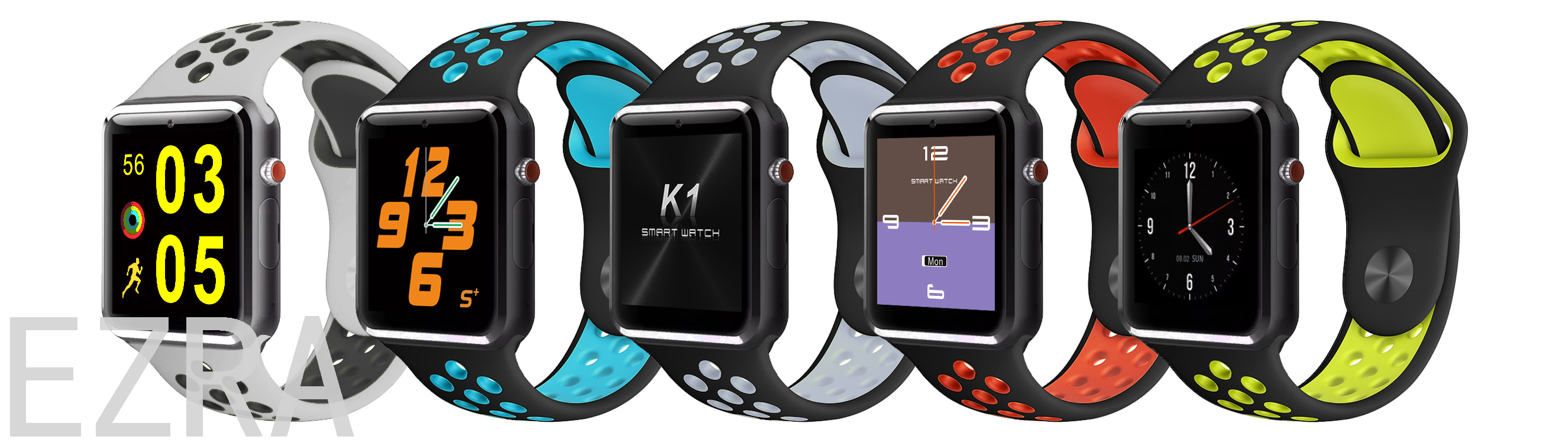 Foreign Trade Popular Style New Ezra Smart Watch with Card and Bluetooth Recording and Taking Photos Sports Business Watch