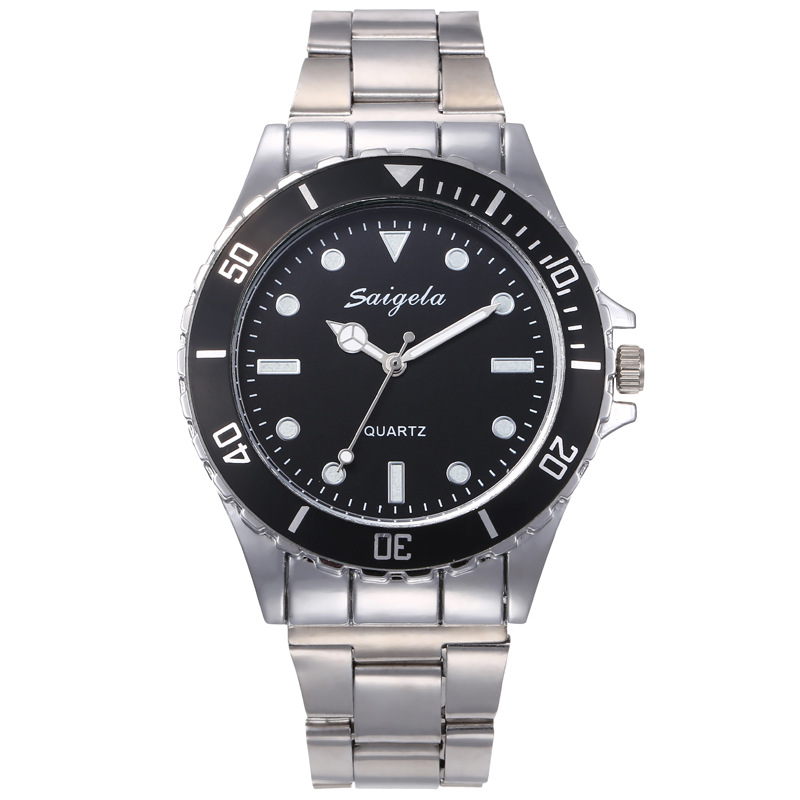 Hot-Selling Steel Belt Green Submariner Watch TikTok WeChat Hot-Selling Water Ghost Quartz Watch Foreign Trade Best-Selling Stainless Steel Watch