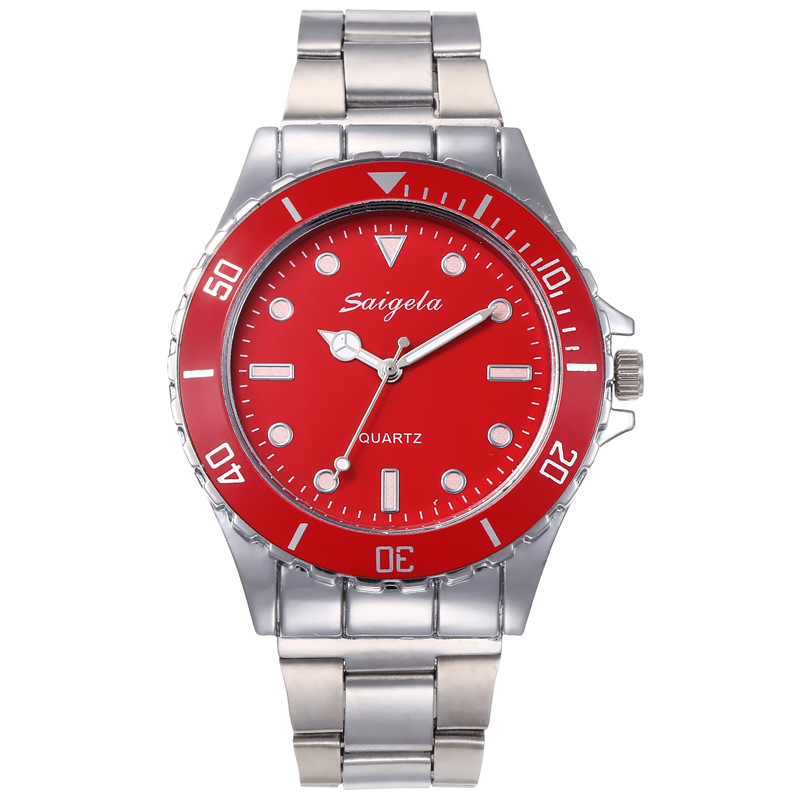 Hot-Selling Steel Belt Green Submariner Watch TikTok WeChat Hot-Selling Water Ghost Quartz Watch Foreign Trade Best-Selling Stainless Steel Watch