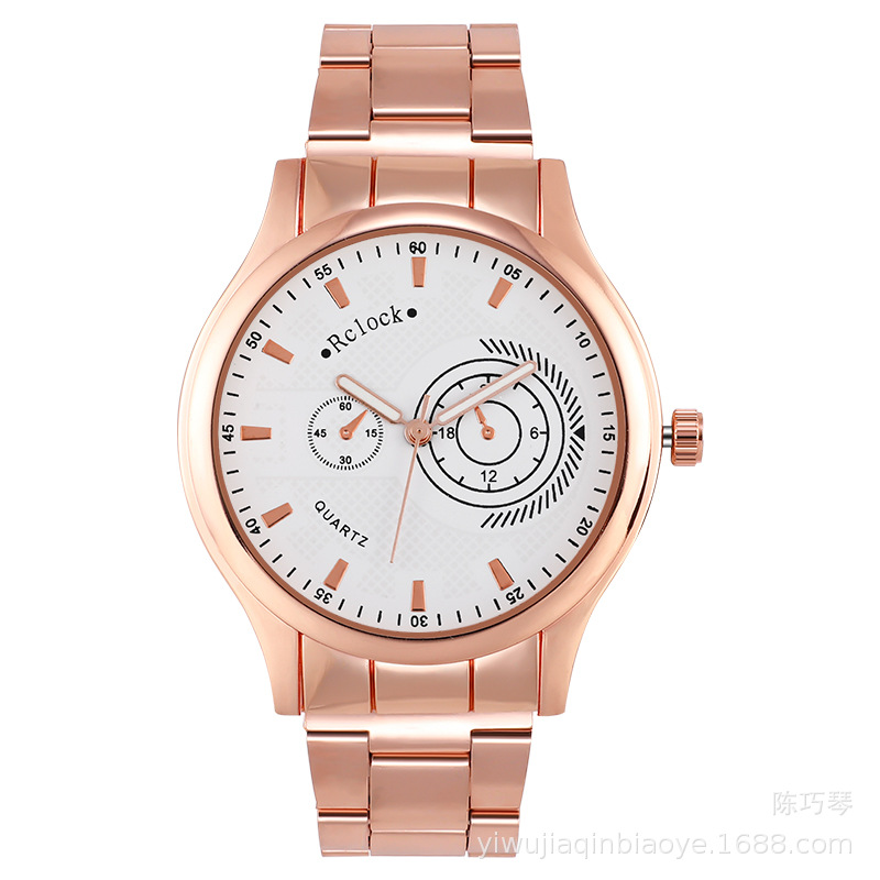 Foreign Trade New Geneva Sports Steel Watch Men&#039;s Quartz Watch Student Watch Business Gift Watch