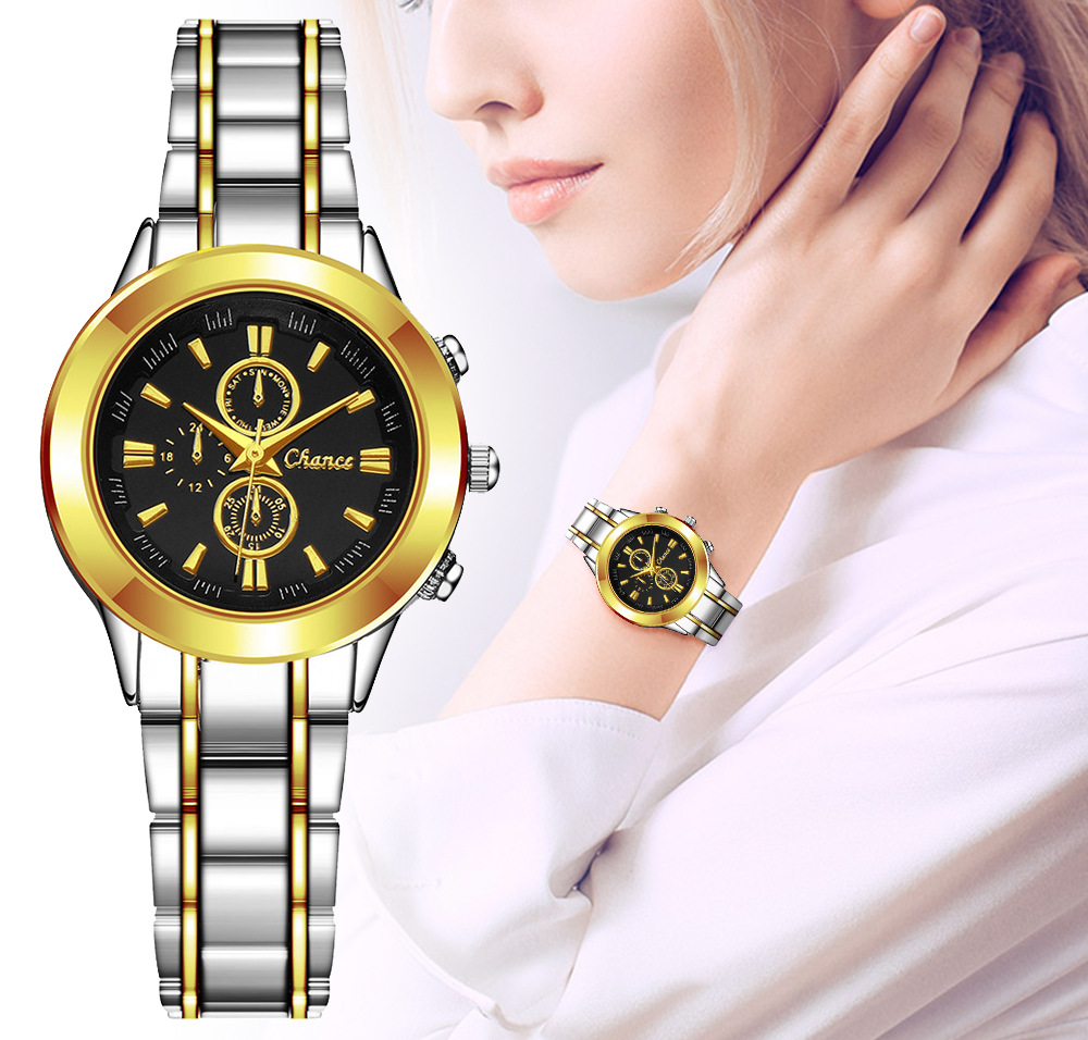 Simple Fashion Women Steel Watch Women Watch Business Casual Watch Female Factory Direct Sales