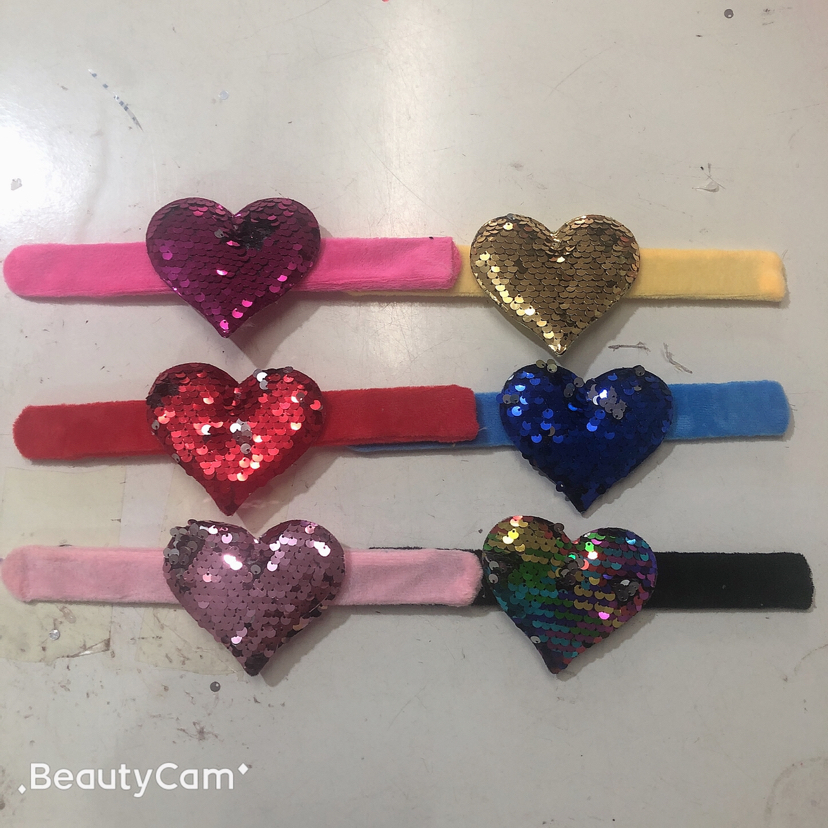 Patter ring watch sequins Patter ring bracelet Patter ring heart Patter ring children&#039;s bracelet