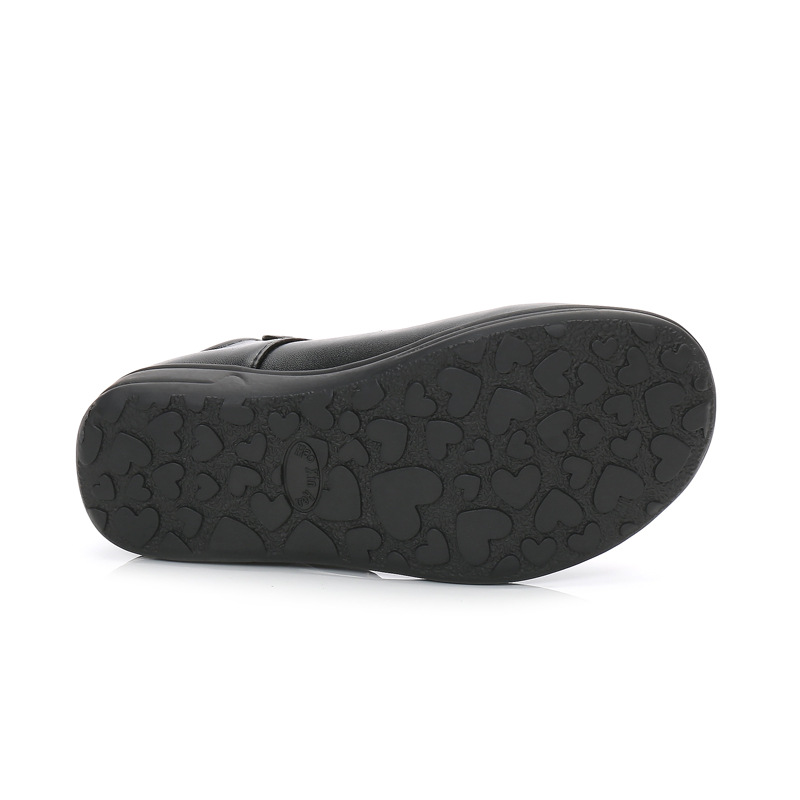 Girls&#039; Leather Shoes Black and White Children&#039;s Watch Performance Shoes Spring and Autumn New Middle and Big Children Princess Wedding Shoes Primary School Student Pumps