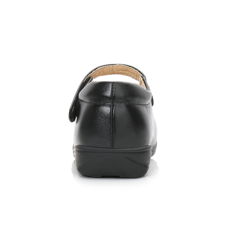 Girls&#039; Leather Shoes Black and White Children&#039;s Watch Performance Shoes Spring and Autumn New Middle and Big Children Princess Wedding Shoes Primary School Student Pumps