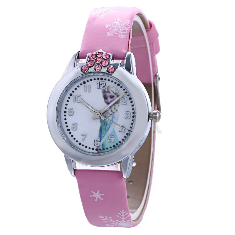 Frozen Cartoon Women&#039;s Fashion Fashion Watch Student Trendy Digital Cartoon Children Watch