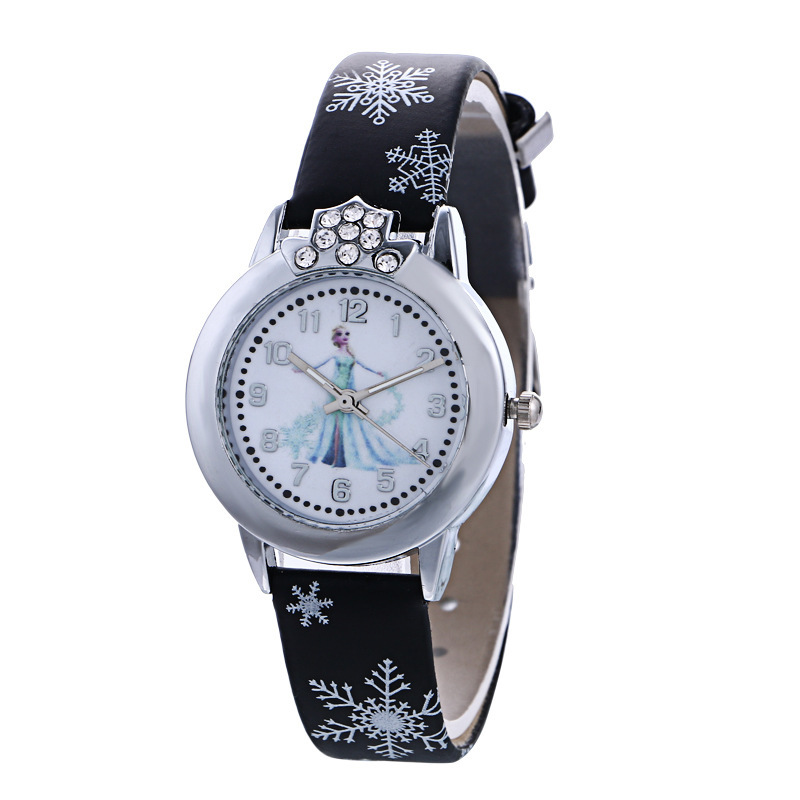 Frozen Cartoon Women&#039;s Fashion Fashion Watch Student Trendy Digital Cartoon Children Watch