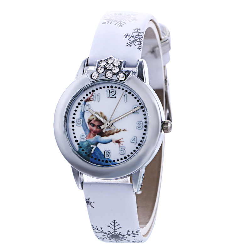 Frozen Cartoon Women&#039;s Fashion Fashion Watch Student Trendy Digital Cartoon Children Watch