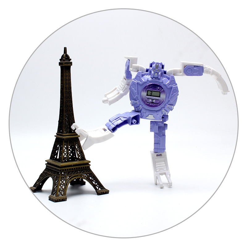 Children &#039;S Watch Deformation Robot King Kong Boy Toy Wearable Deformable Watch Cartoon Watch