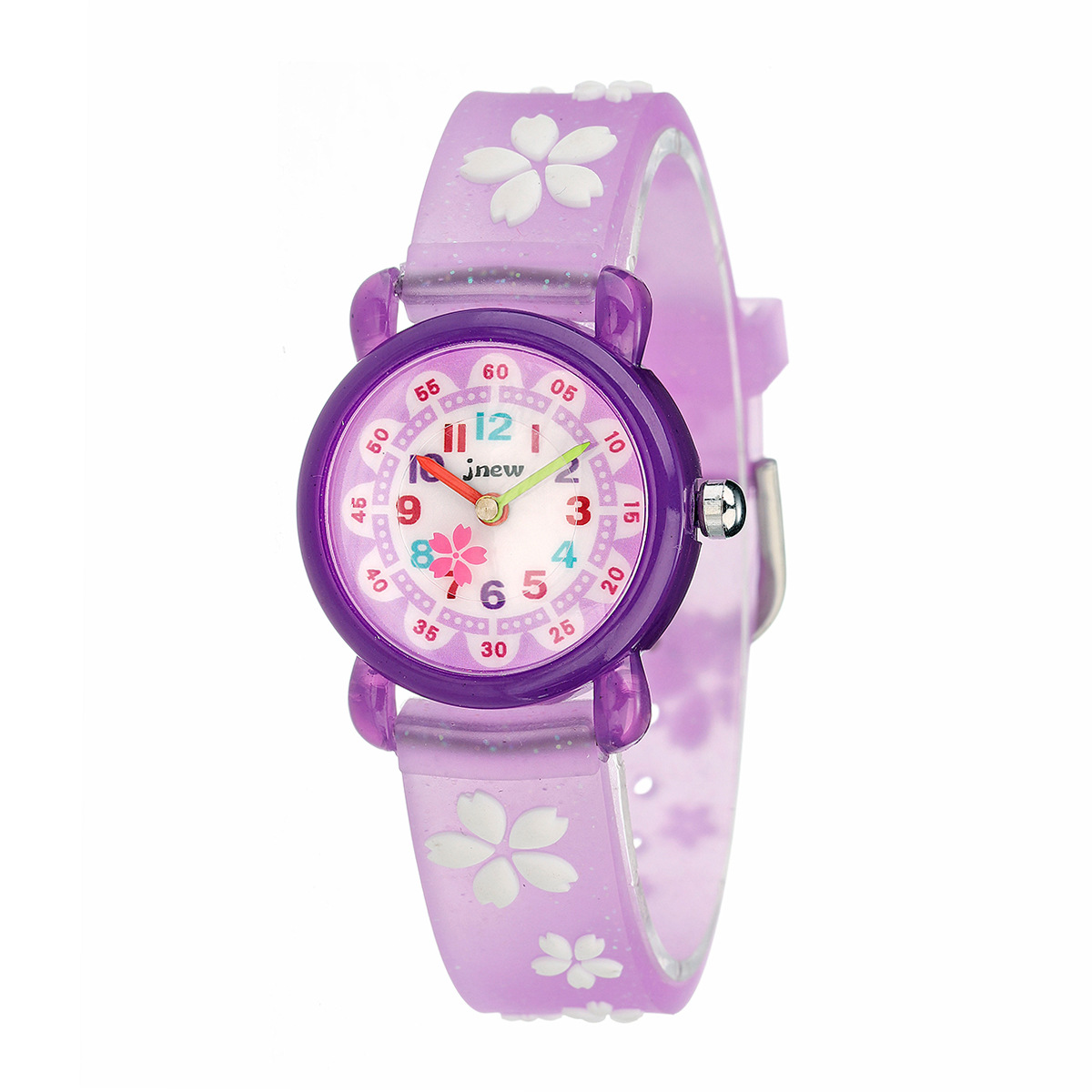 Jnew Factory Wholesale Cartoon Children Watch Waterproof Cute Time-Aware Quartz Watch Cartoon Watch