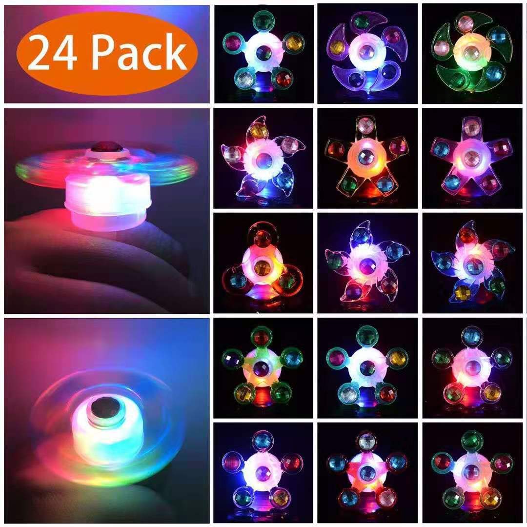 Hot Sale Children&#039;s Light-Emitting Gyro Watch Flash Spinning Top Bracelet luminous toys