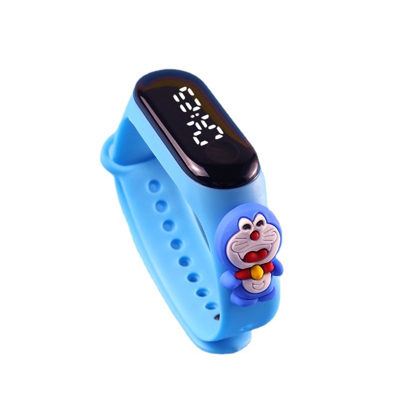 Spot Waterproof Cartoon Children&#039;s M 3 White Light LED Electronic Watch Doll Bracelet Watch Primary LED Watch