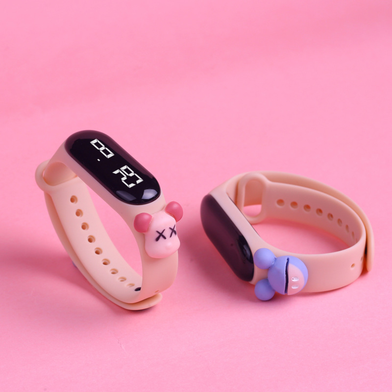 Cute Electronic Watch Men Women Trendy Touch Bracelet Primary and Secondary School Children Sports Waterproof LED Watch