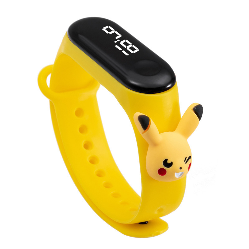 Cute Electronic Watch Men Women Trendy Touch Bracelet Primary and Secondary School Children Sports Waterproof LED Watch