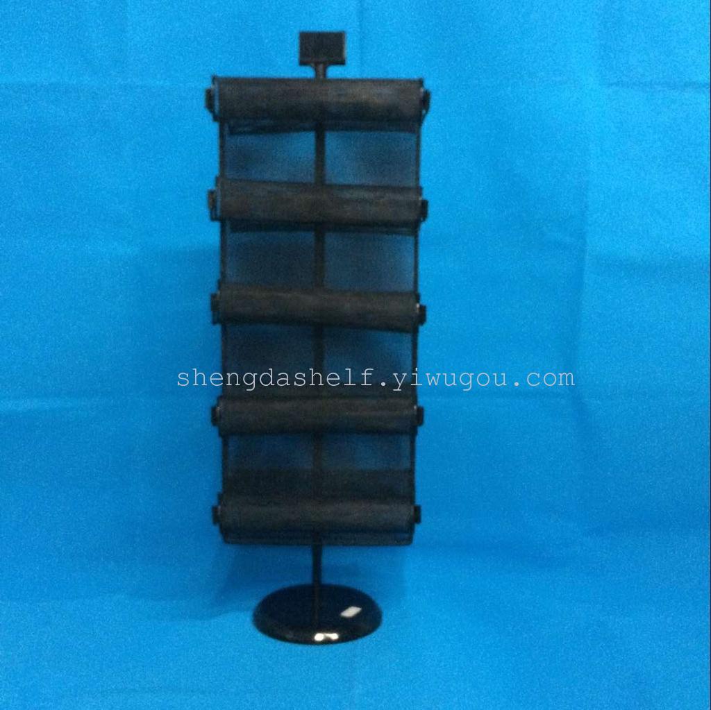 Metal Double-Sided 10 Crossbar Rotatable Bracelet Stand Bracelet Stand Watch Stand Accessories Jewellery Display Shengda