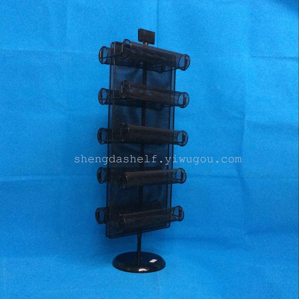 Metal Double-Sided 10 Crossbar Rotatable Bracelet Stand Bracelet Stand Watch Stand Accessories Jewellery Display Shengda