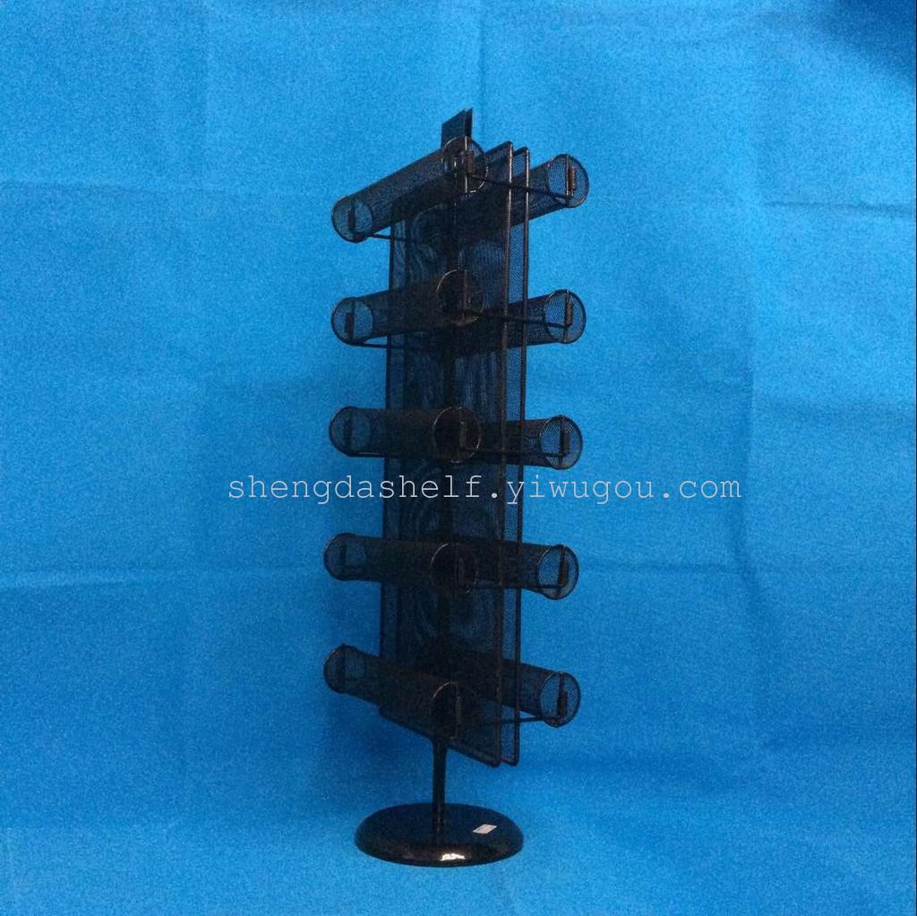 Metal Double-Sided 10 Crossbar Rotatable Bracelet Stand Bracelet Stand Watch Stand Accessories Jewellery Display Shengda