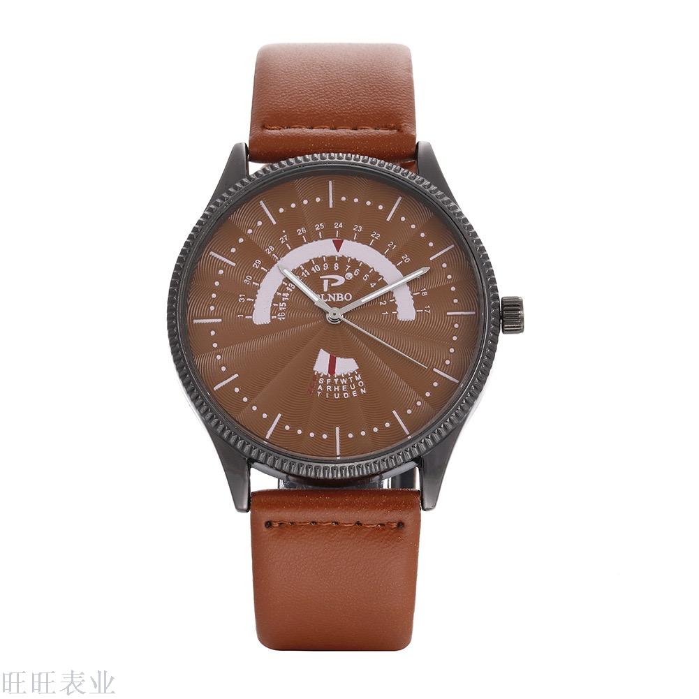 2019 new watch simple temperament men&#039;s fashion watch true belt trend couples Japan and South Korea quartz watch