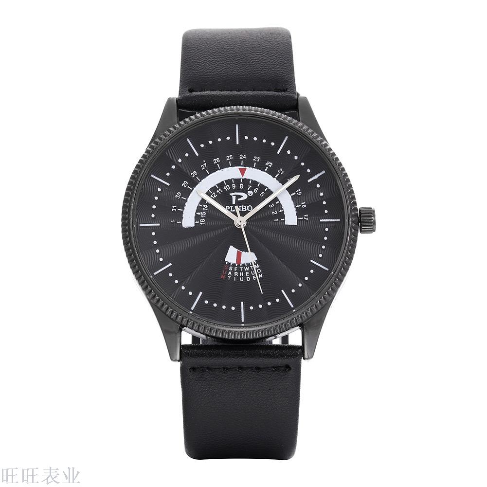 2019 new watch simple temperament men&#039;s fashion watch true belt trend couples Japan and South Korea quartz watch
