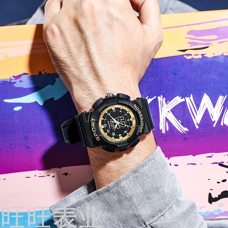 Basketball Star Sports Watch Male Student Cool Fashion Men&#039;s Watch Ins College Style Couple Color Matching Quartz Watch