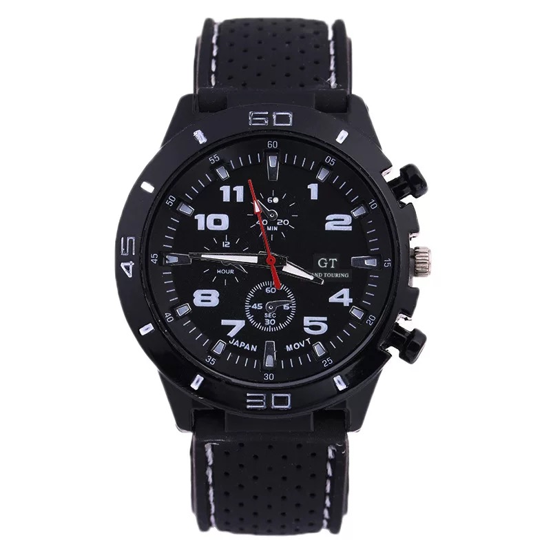 Men&#039;s racing driver silicone watch business outdoor travel Men&#039;s and women&#039;s watches student sports quartz watch