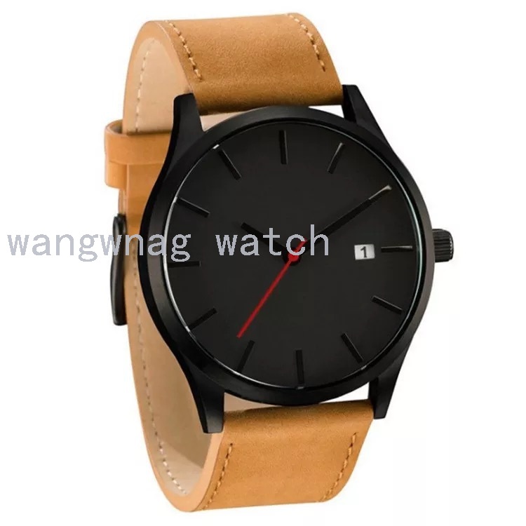 A substitute for hot style high-temperature men&#039;s alloy watch calendar fashion business quartz watch similarly belt