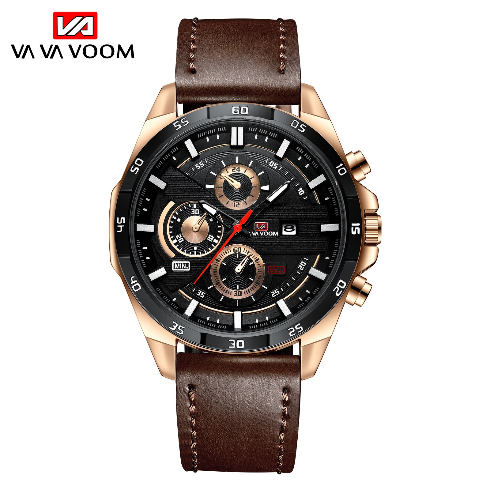 New Watches Men&#039;s Sport Watch Belt Business Calendar Student Waterproof Watch Casual Quartz Watch