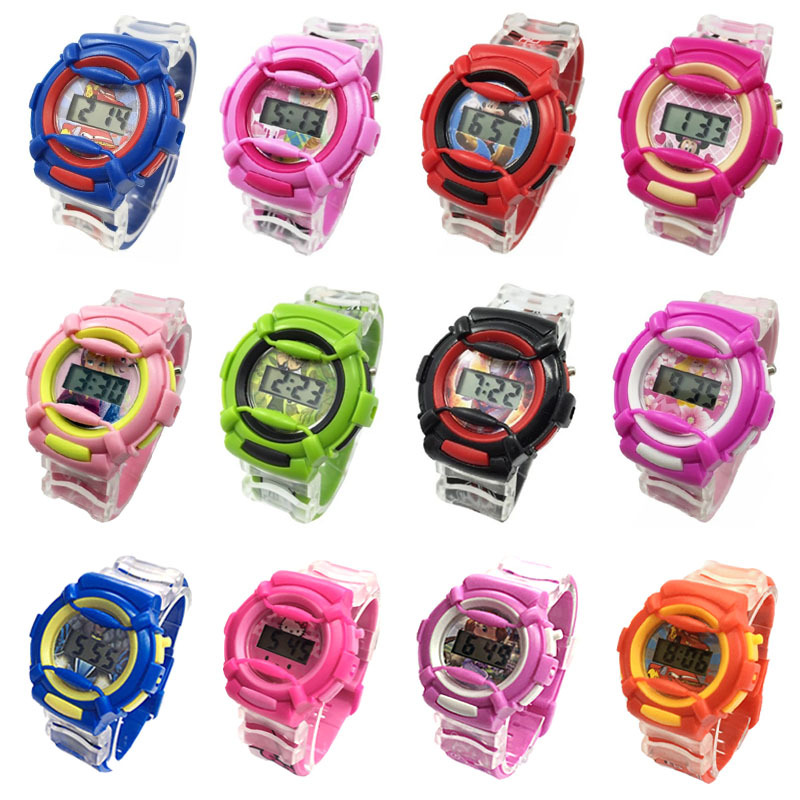 Factory Direct Sales Exquisite Children&#039;s Electronic Watch Girl&#039;s and Boy&#039;s Gift Box Watch Hot Cartoon Toy Sport Watch