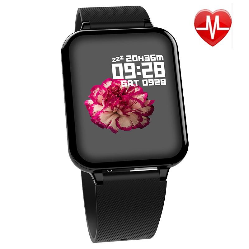 Cross-Border Popular Product B57 Large Screen 1.3-Inch Smart Watch Heart Rate Blood Pressure Blood Oxygen Health Detection Multi Sport Mode